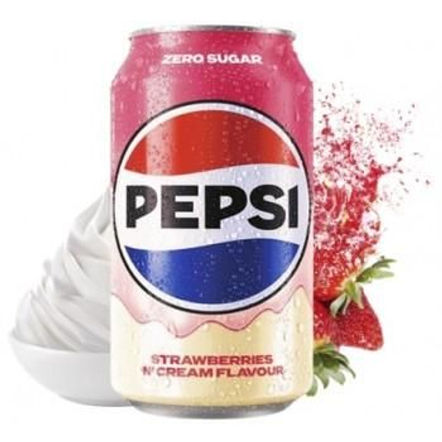 Pepsi zéro sucre crème fraise