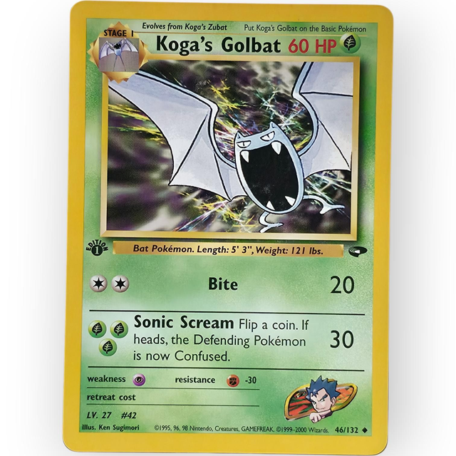 Koga's Golbat 1st Edition | Gym Challenge #46 | Englisch