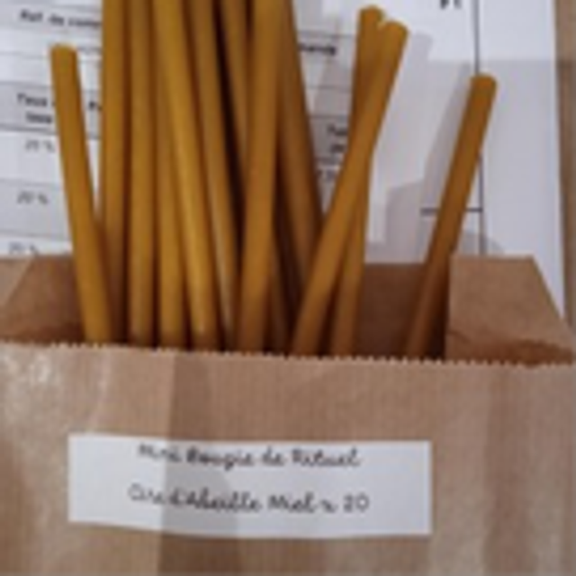 MINI BOUGIE CIRE D'ABEILLE