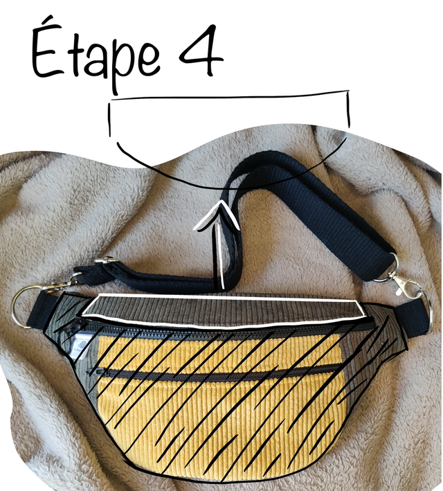 Étape 4 «  Le rabat »🍌