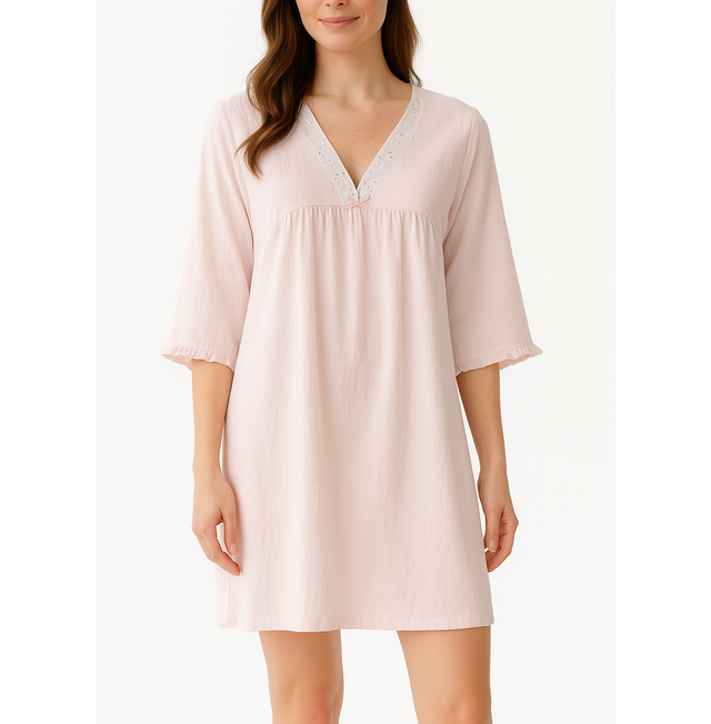  Chemise de nuit courte Coton douceur confort