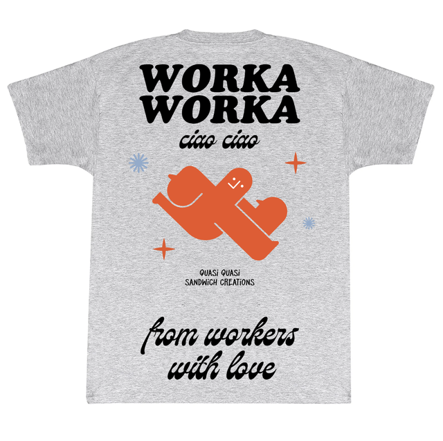 FROM WORKERS WITH LOVE TEE - Heather Gray