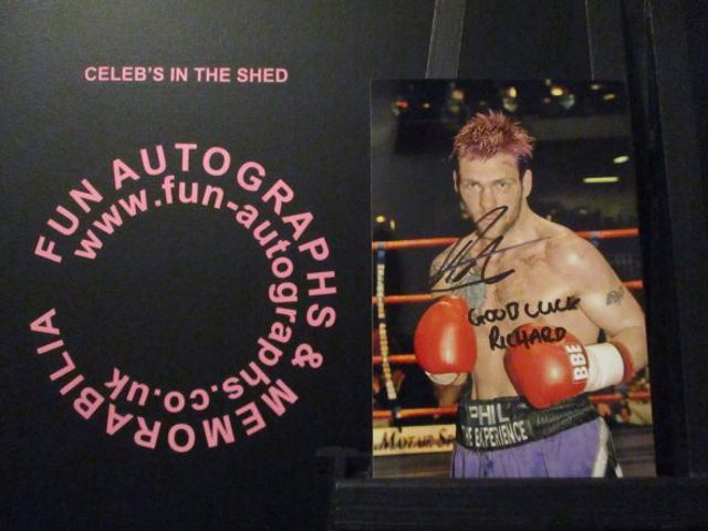 Phil Gill Authentic Autographed Photograph (R)(Personalised To Richard)