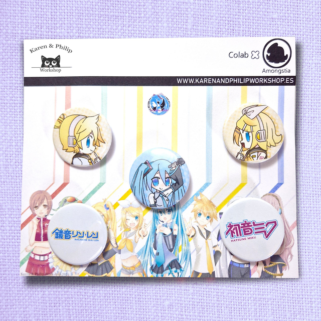 Pack de chapas Vocaloid