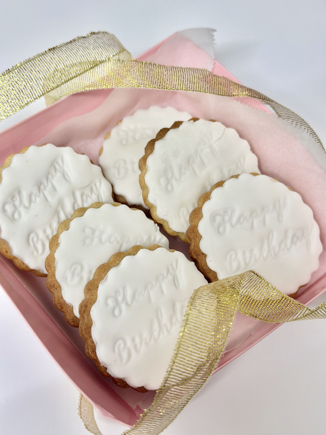 Personalised Birthday Cookies Biscuits 