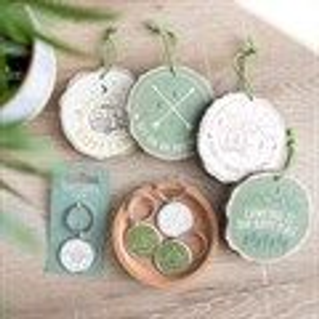 Happy Camper Keyrings