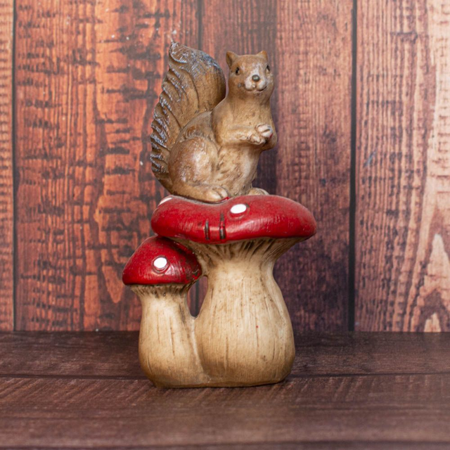 Squirrel on Toadstool