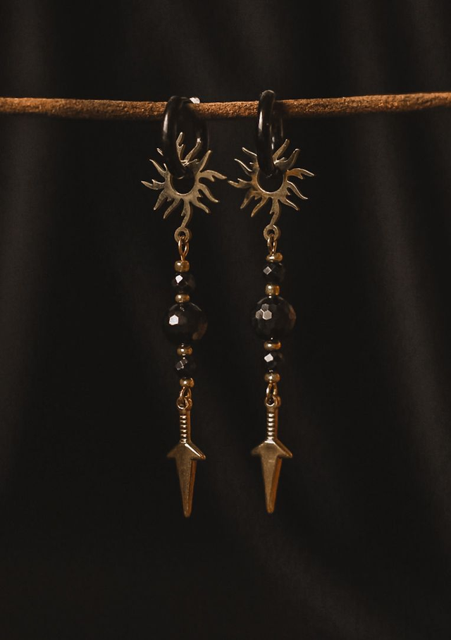 Souffle solaire • Tourmaline noire