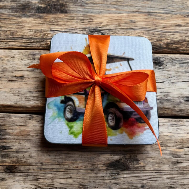 Dessous de verre théme golf