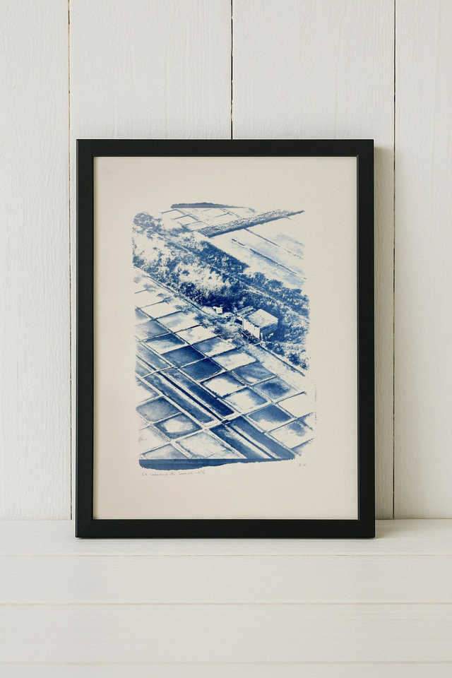 La cabane du saunier N°4 - Format A3, Sans Cadre