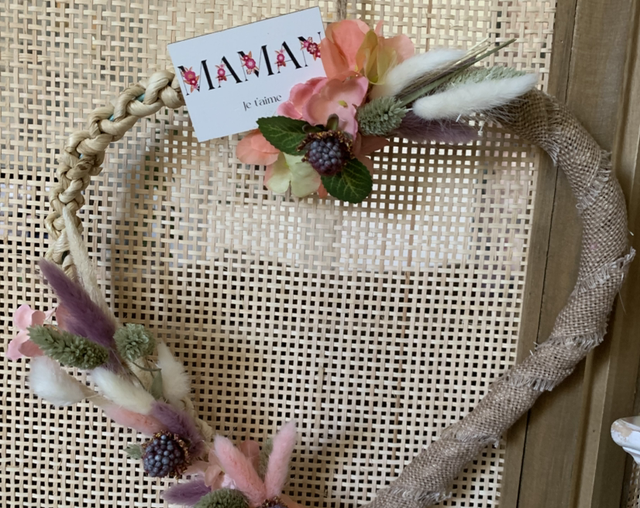 Coeur à suspendre « je t’aime maman »