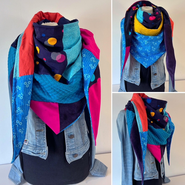 Maxi Chèche E317 Patchwork double 