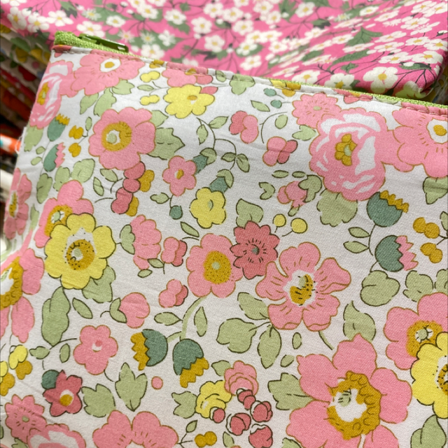 Pochette en tissu liberty 
