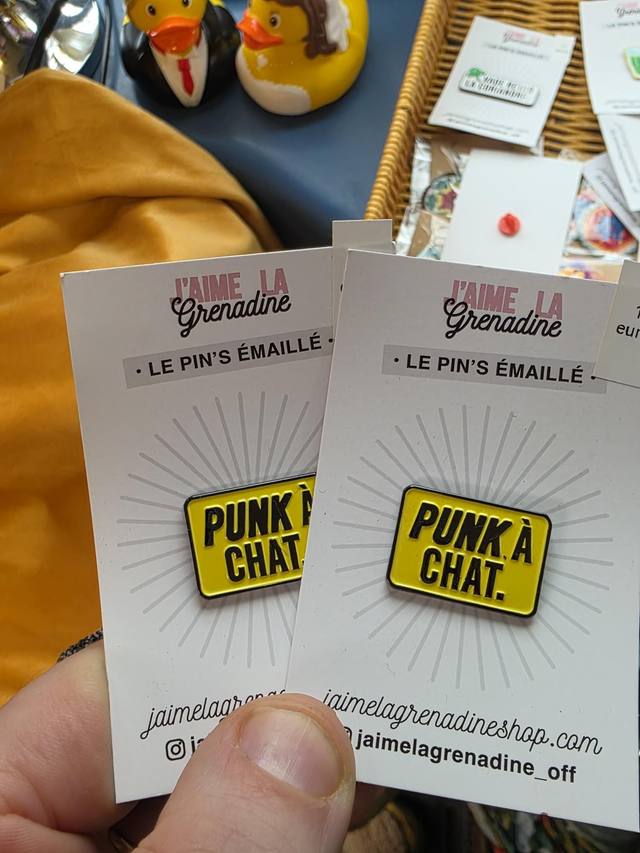 Pin's PUNK A CHAT 