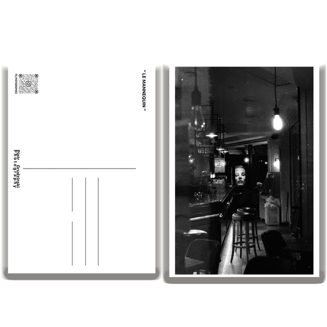 « Le mannequin » - Carte postale A5