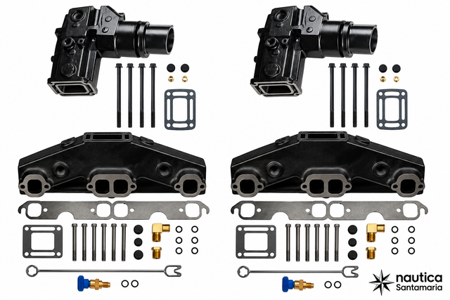 Collettore e Riser (25,7 cm) Volvo Penta V8 5.0 / 5.7 dal 1993