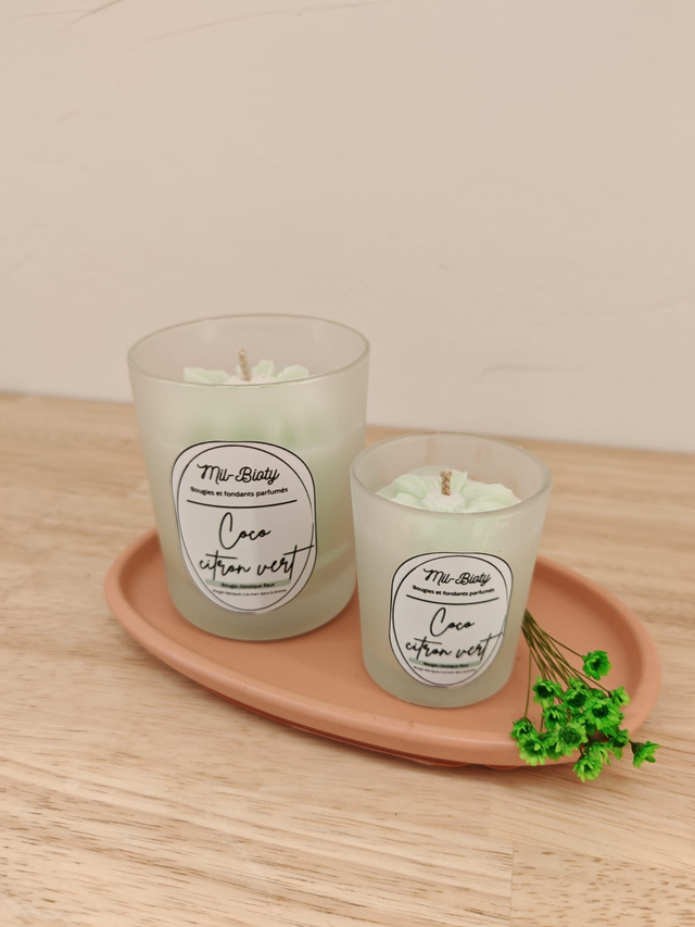 Bougie classique : Coco citron vert