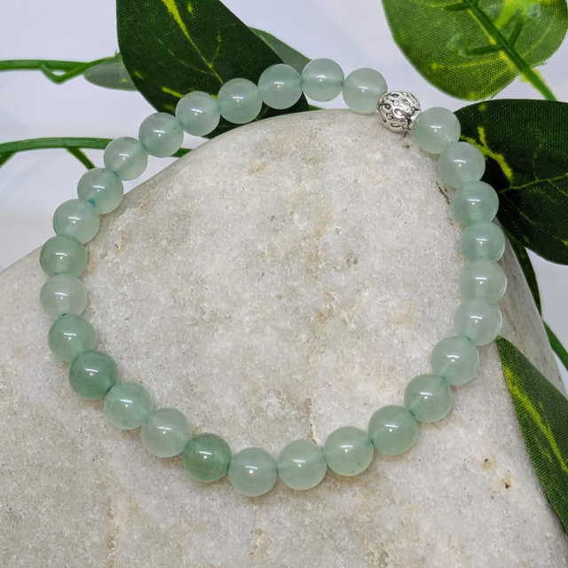 Bracelet &quot;Aventurine verte&quot; 6mm BR-023
