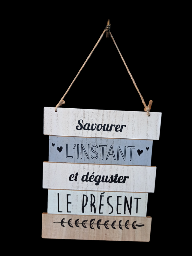 Décoration murale "Savourer..."