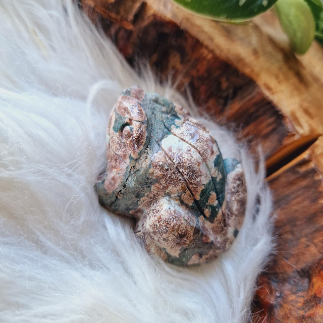 Green Sakura "Flower" Jasper Toad 