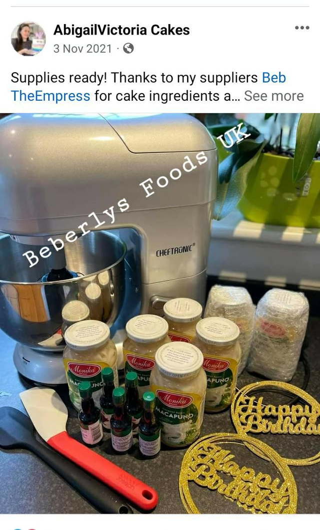 From Customer: Mrs Victoria (October 2021- England)