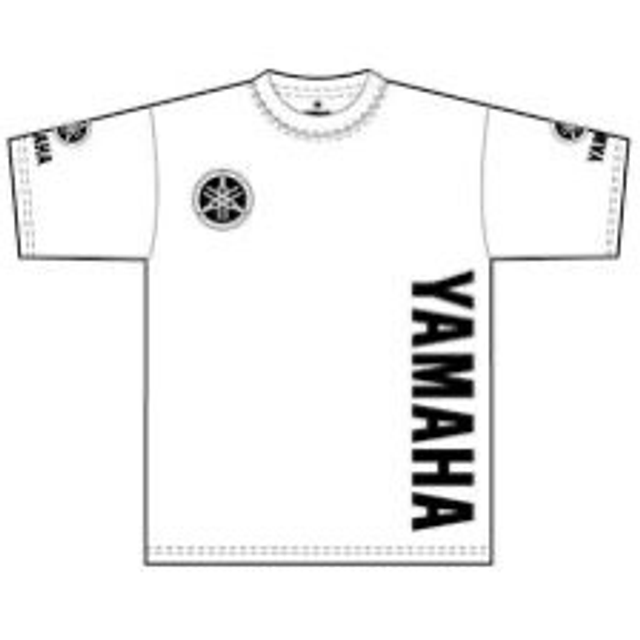 YAMAHA - RIDE SHIRT - WHITE - SMALL MENS