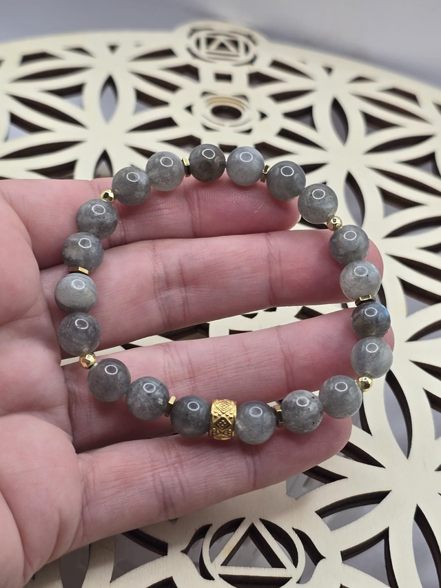 Bracelet Labradorite 0,8 cm