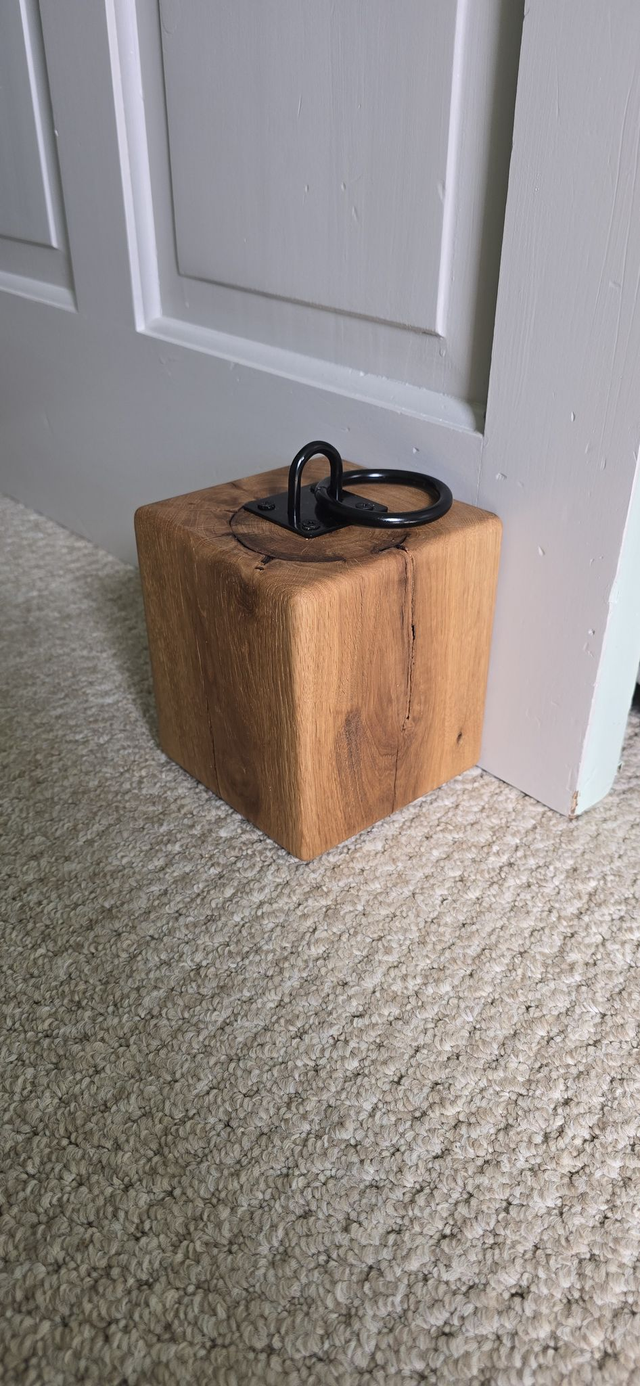 Oak Doorstop