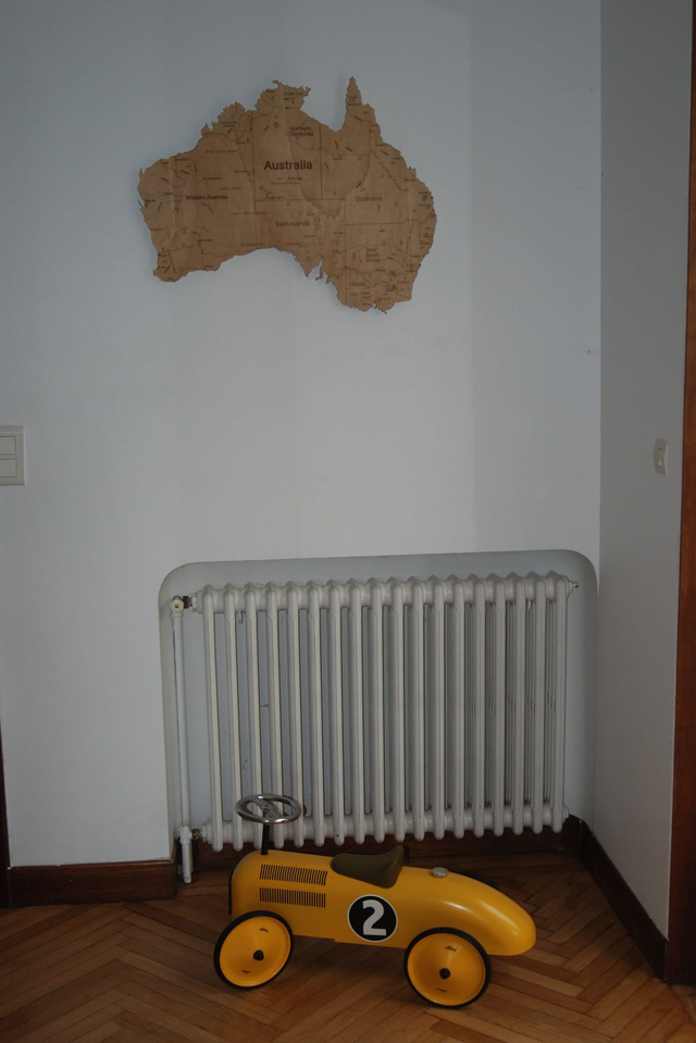 A02 – Carte d'Australie - Décoration murale Design