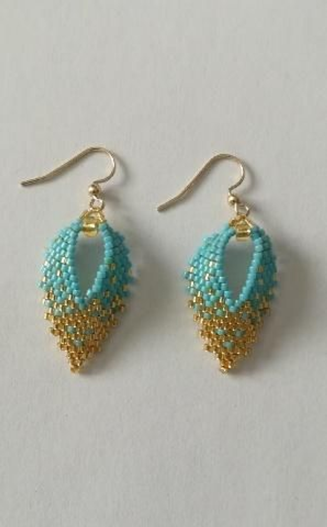 Feuilles russes Turquoises