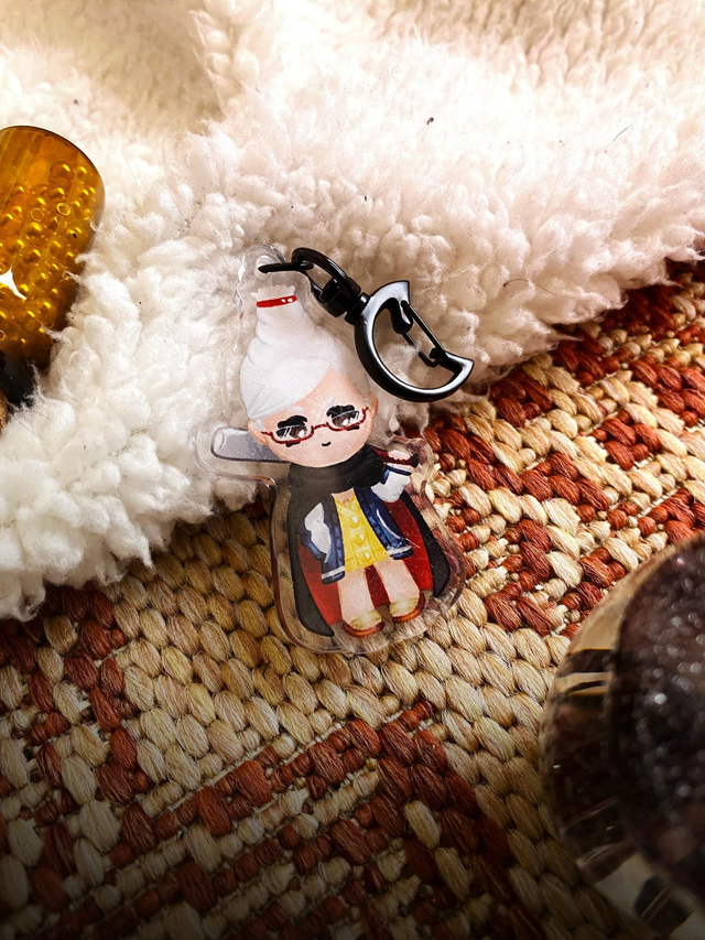 Feisty Grandma Acrylic Keychain