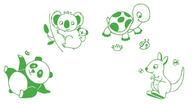 Aladine Stampo Baby Tiere