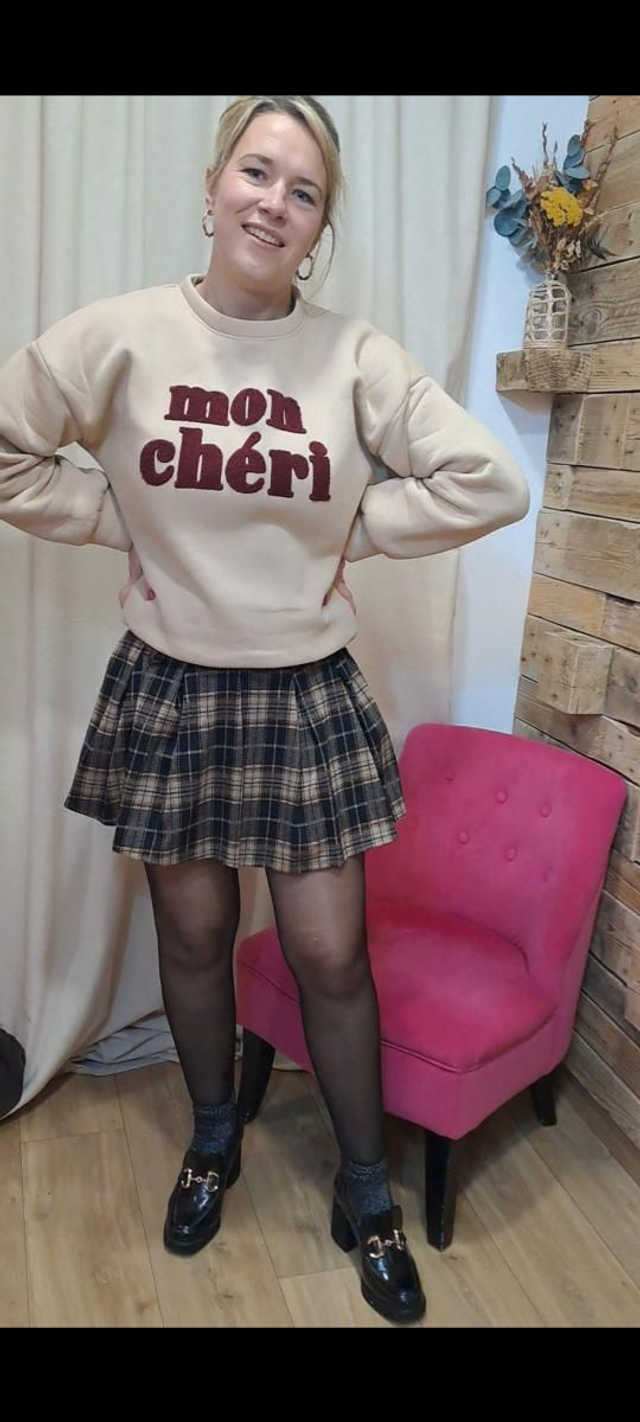 La jupe short plissée