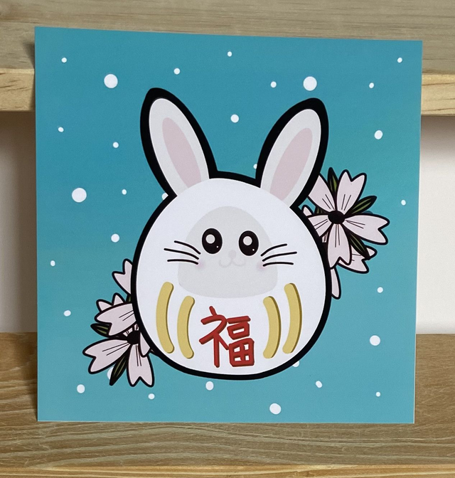 DARUMA FUKU BLANC