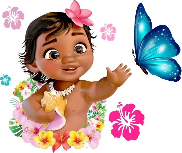 Baby Moana Single UVDTF