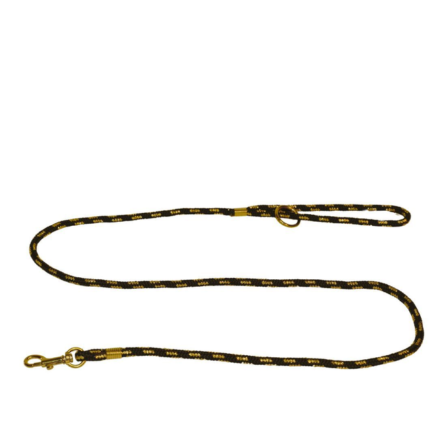 Guinzaglio Gesturi nero/oro 150 cm x 8 mm 
