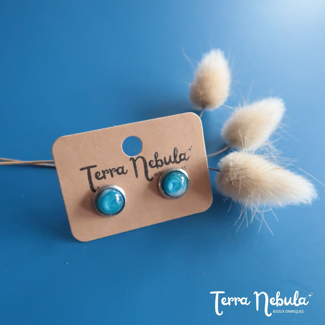 Boucles d'oreilles P'tites Puces Océan Valentine | BO49