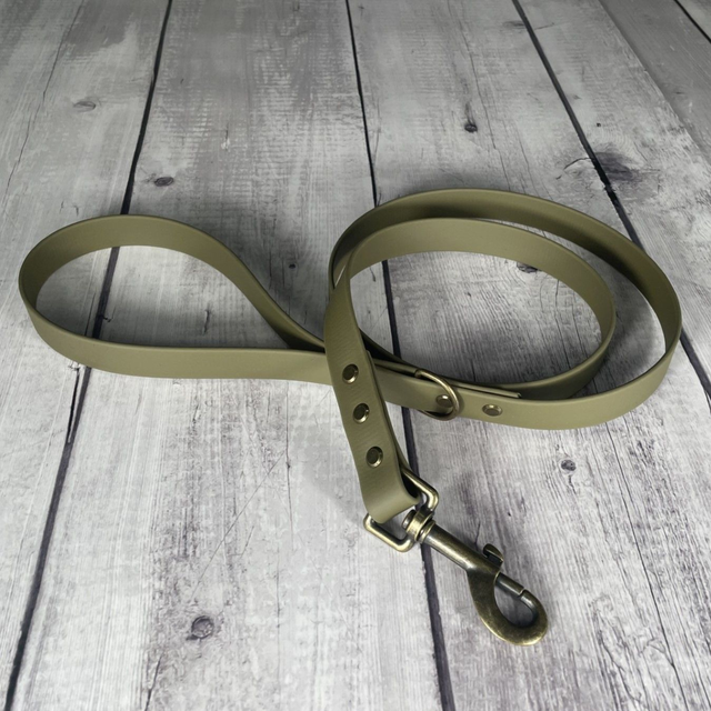 Olive Waterproof BioThane® Lead
