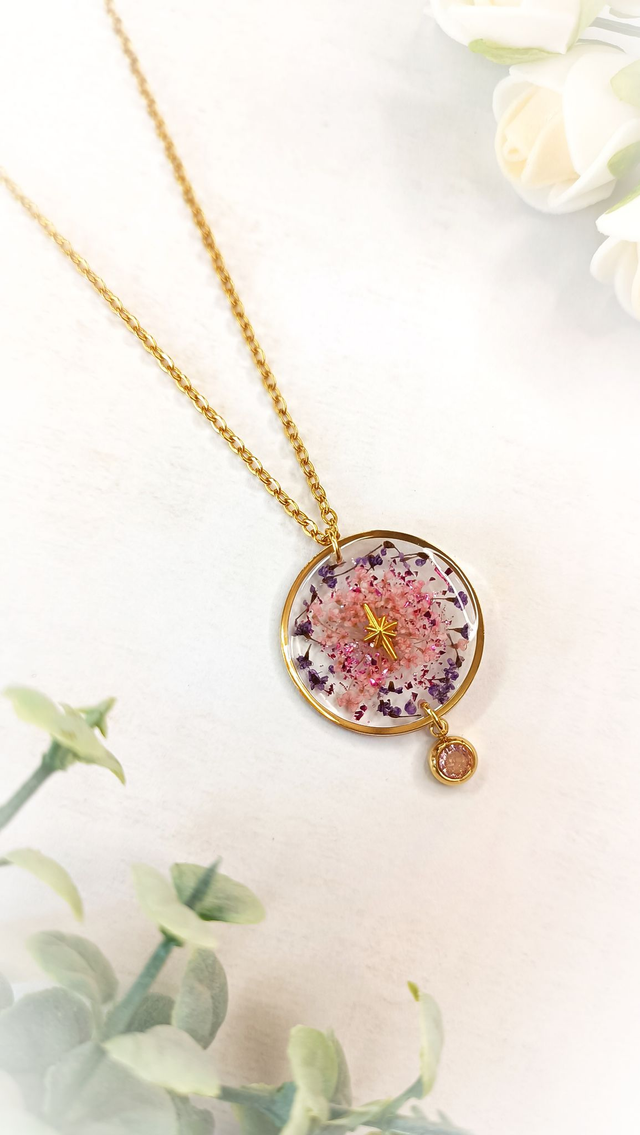 DAPHNE - Rose Hellébore et Violet