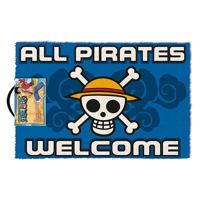 One Piece - Doormat - All Pirates Welcome