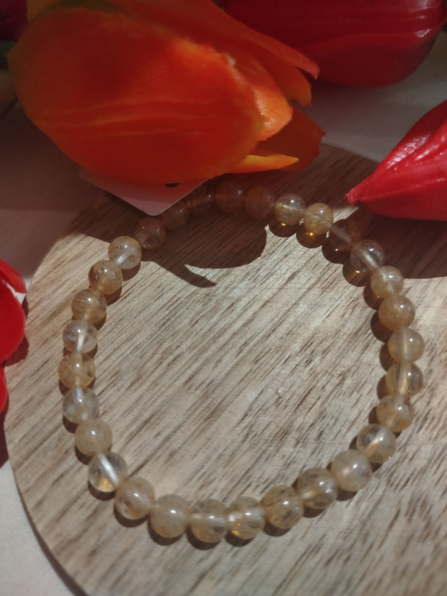 Bracelet en Citrine Naturelle 