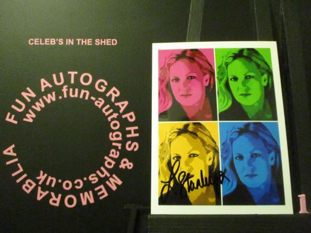 Lorraine Stanley Authentic Autographed 6x4.5 Pop Art Limited Edition (1)