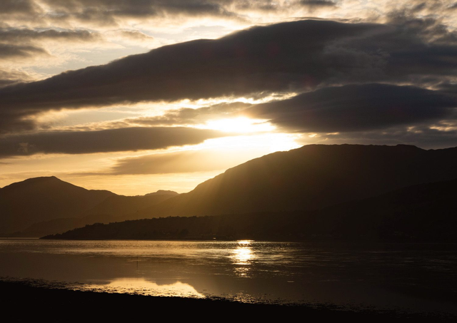 Loch Linnhe at sunset