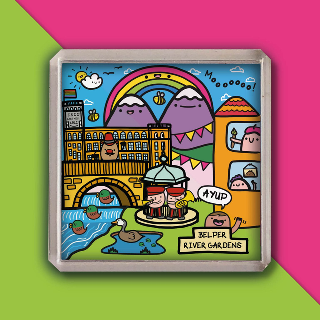 Ayup Belper Square Fridge Magnet