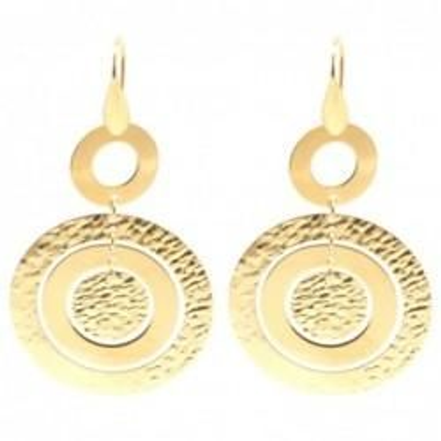 Orecchini donna in bronzo a cerchio 