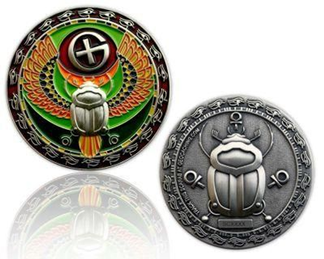 Scarabat Geocoin