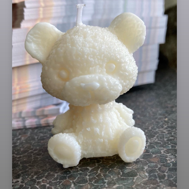 Teddy Bear Candle 