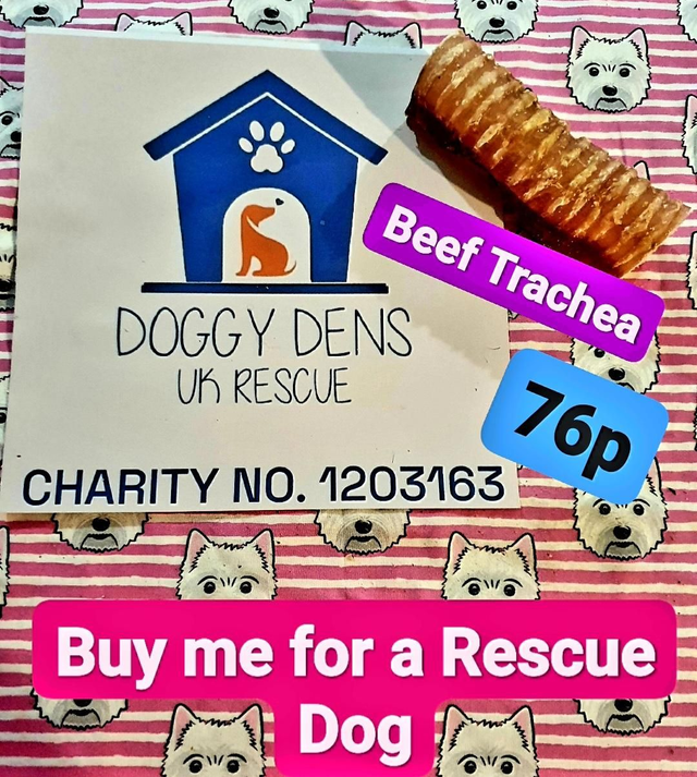 Beef Trachea for Doggy Dens Uk ❤🇬🇧🐕