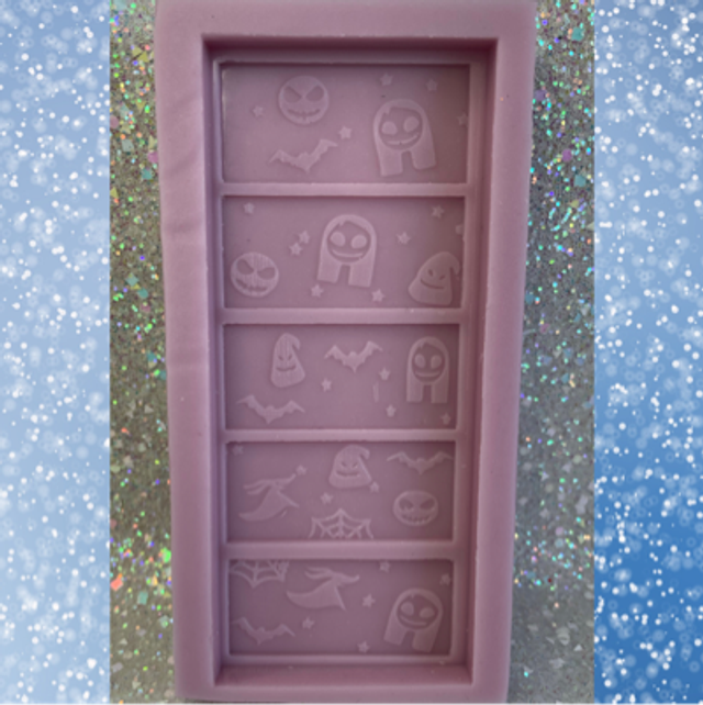 Nightmare Before Christmas Snap Bar Silicone Mould 