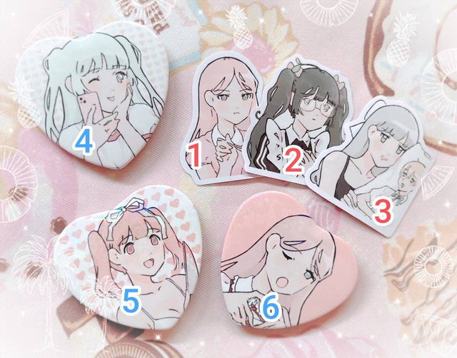 Pins Heart Idols 